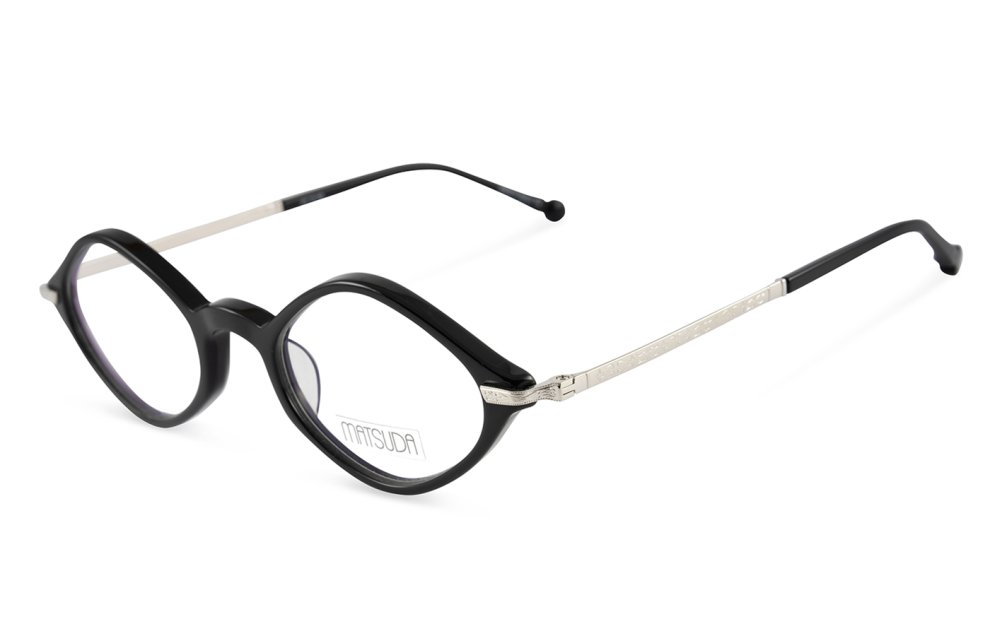 メガネ MATSUDA Matsuda - M2066.RX - black palladium white cl Matsuda - M2066 - Black / palladium white